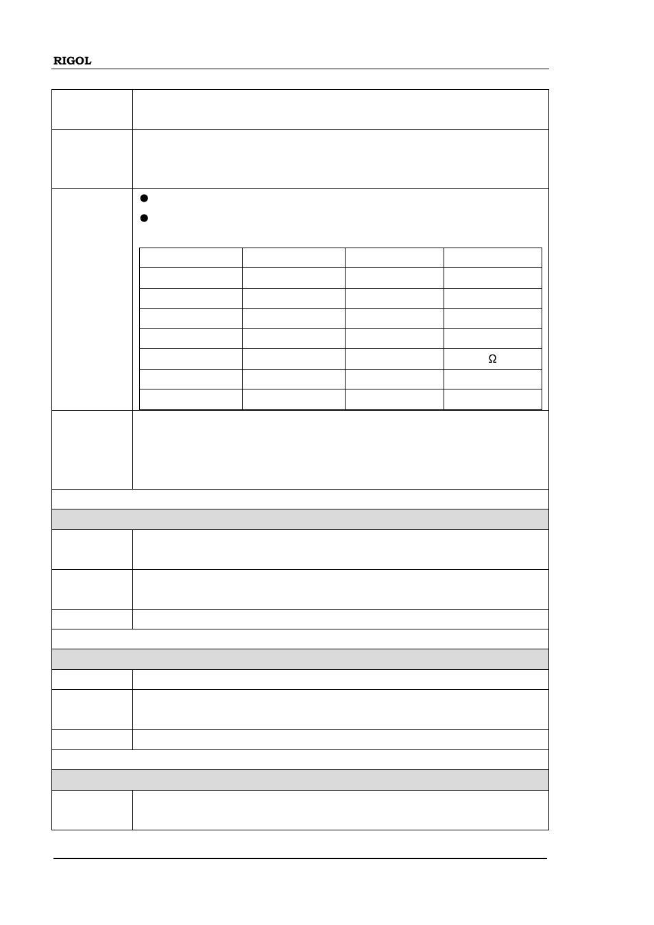 Calculate:db:state, Calculate:db, Calculate:db:reference | RIGOL M300 User Manual | Page 54 / 89