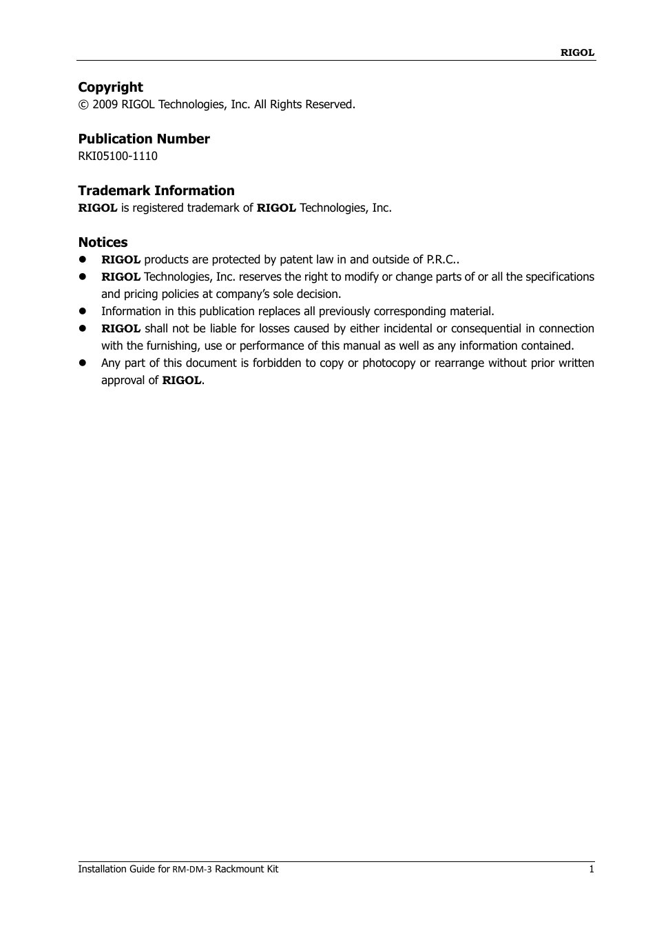 RIGOL M300 User Manual | Page 2 / 10