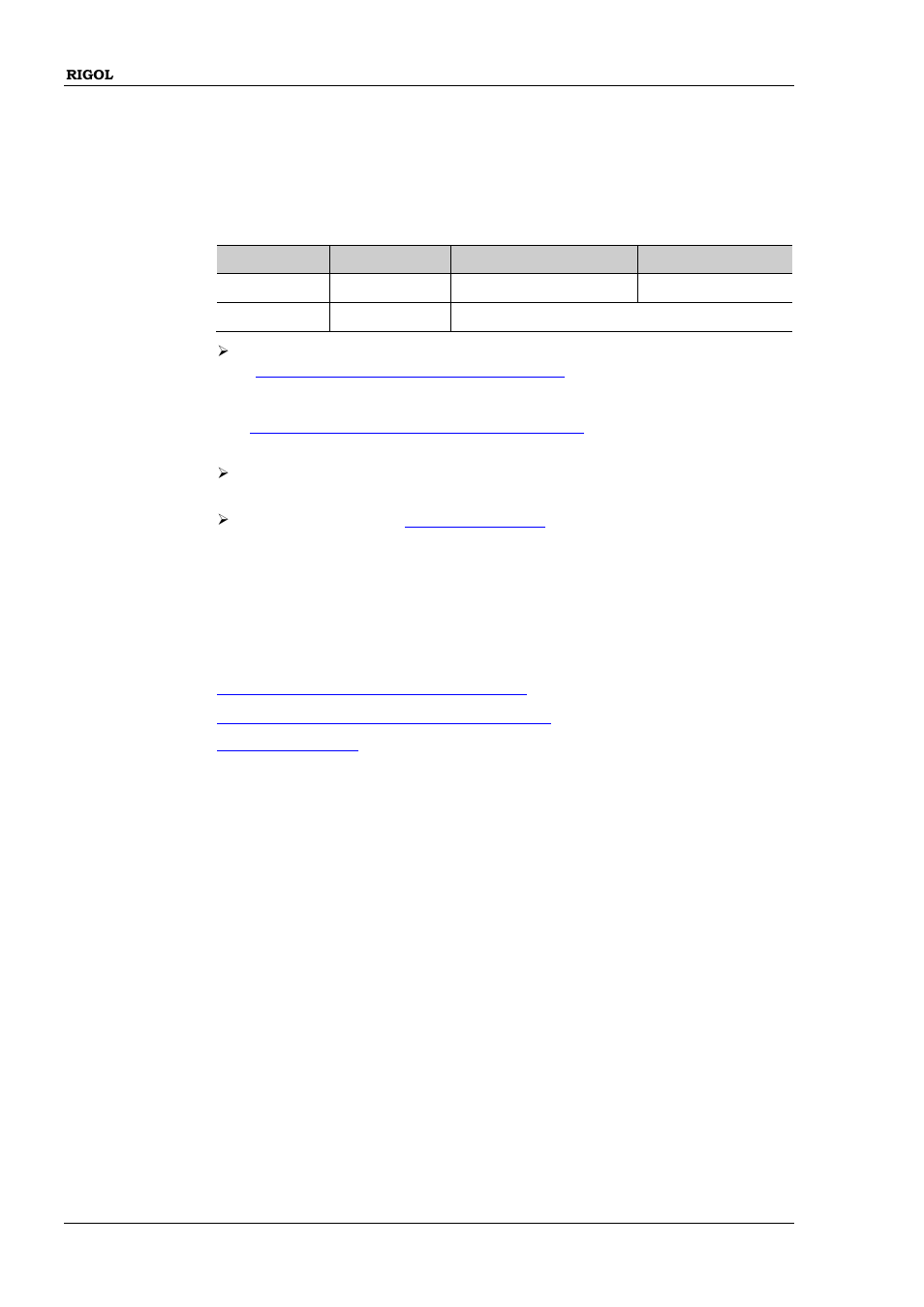 Source[<n>]]:voltage:protection[:level, Source[<n>]]:voltage:protection[:level] -94 | RIGOL DP832A User Manual | Page 118 / 218