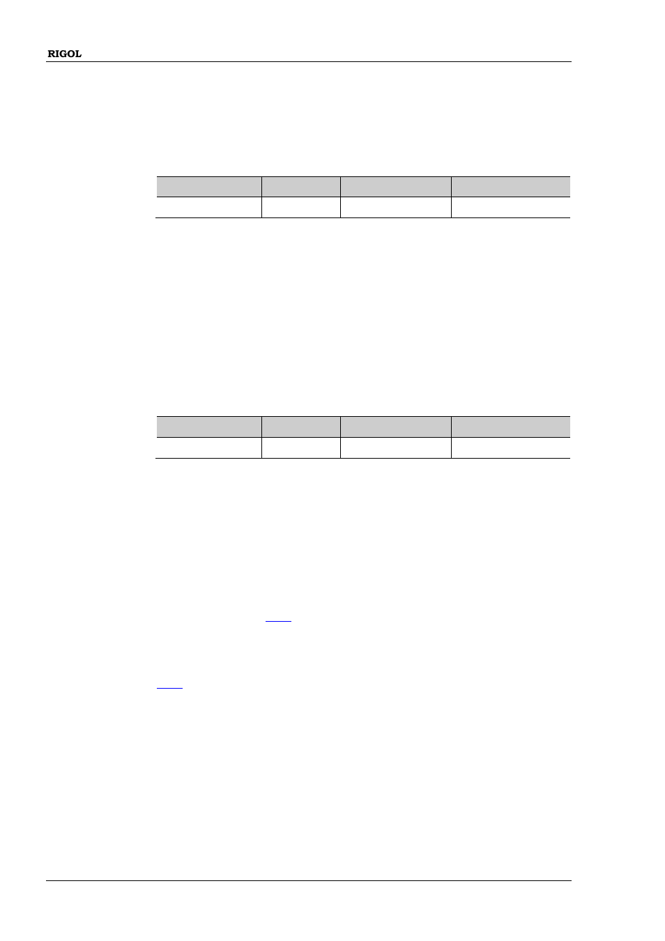 System:communicate:rs232:stopbit, System:contrast, System:error | System:communicate:rs232:stopbit -118, System:contrast -118, System:error? -118 | RIGOL DP832A User Manual | Page 142 / 218