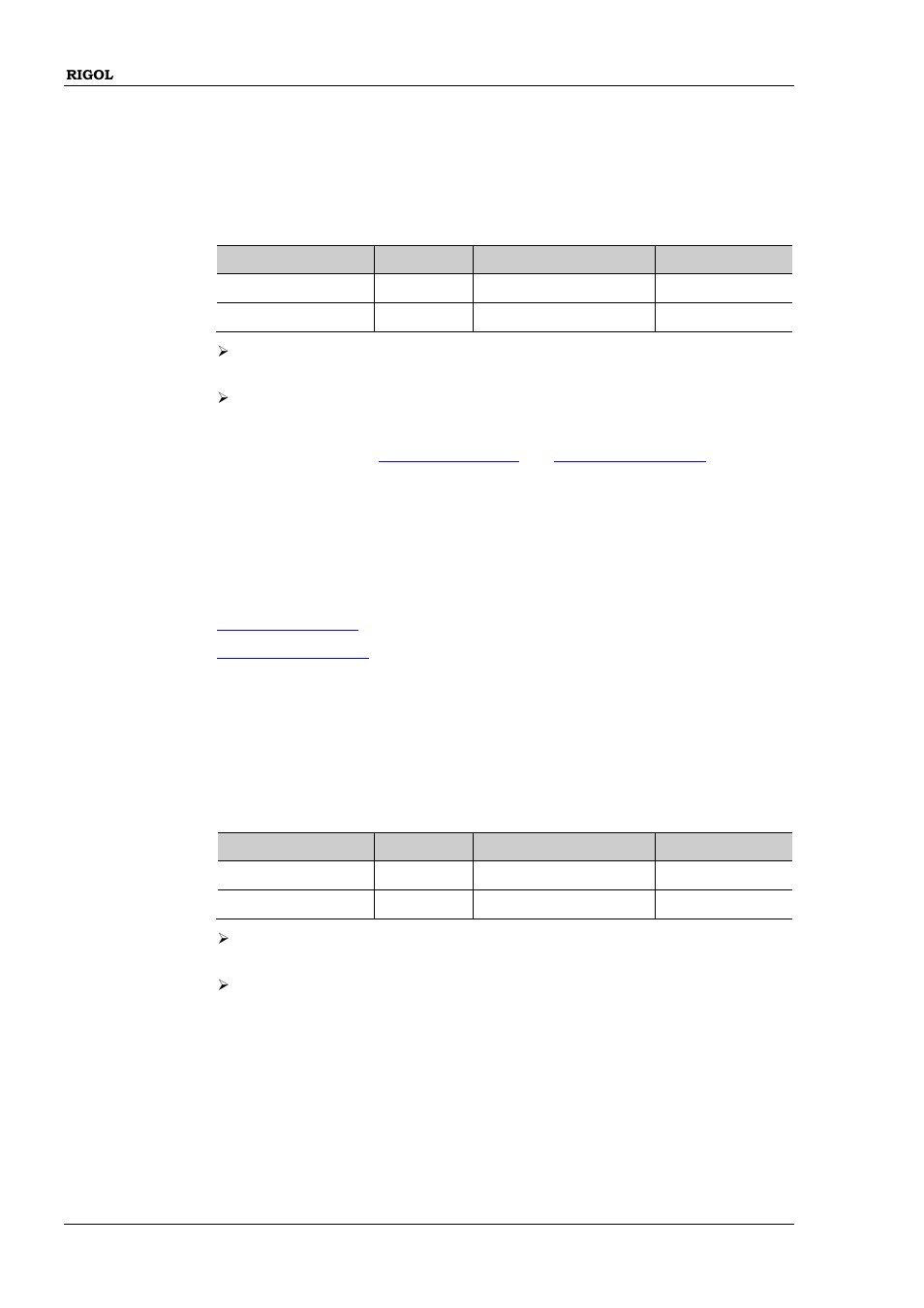 Trigger:out:signal, Trigger:out:source, Trigger:out:signal -156 | Trigger:out:source -156 | RIGOL DP832A User Manual | Page 180 / 218