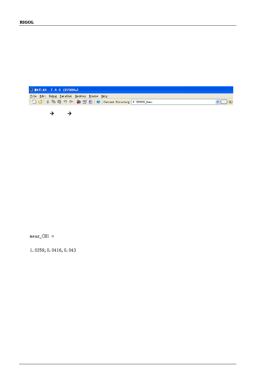 Matlab programming demo, Matlab programming demo -6 | RIGOL DP832A User Manual | Page 194 / 218