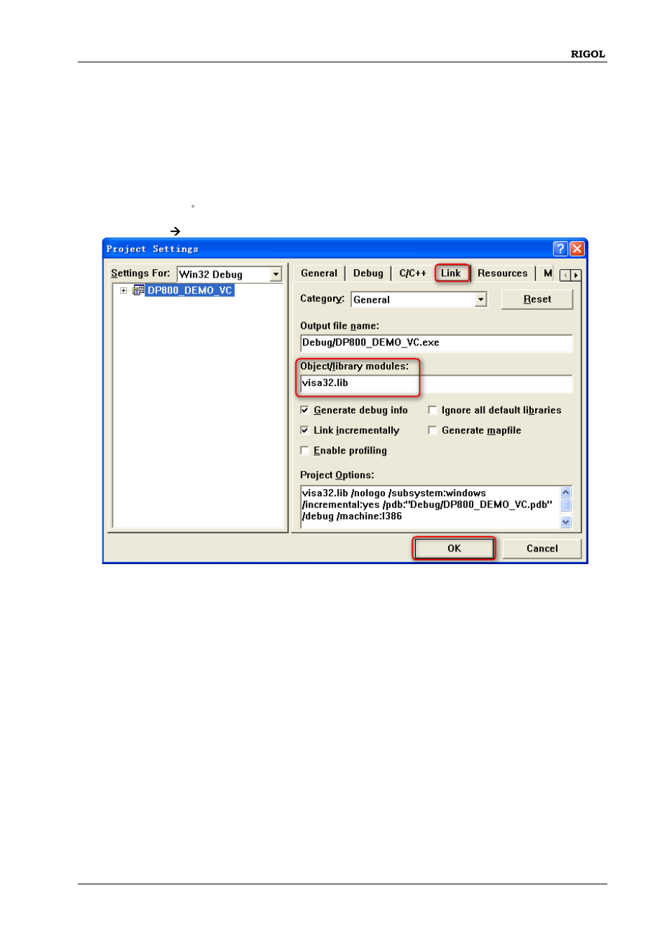 Visual c++ programming demo, Visual c++ programming demo -13 | RIGOL DP832A User Manual | Page 201 / 218