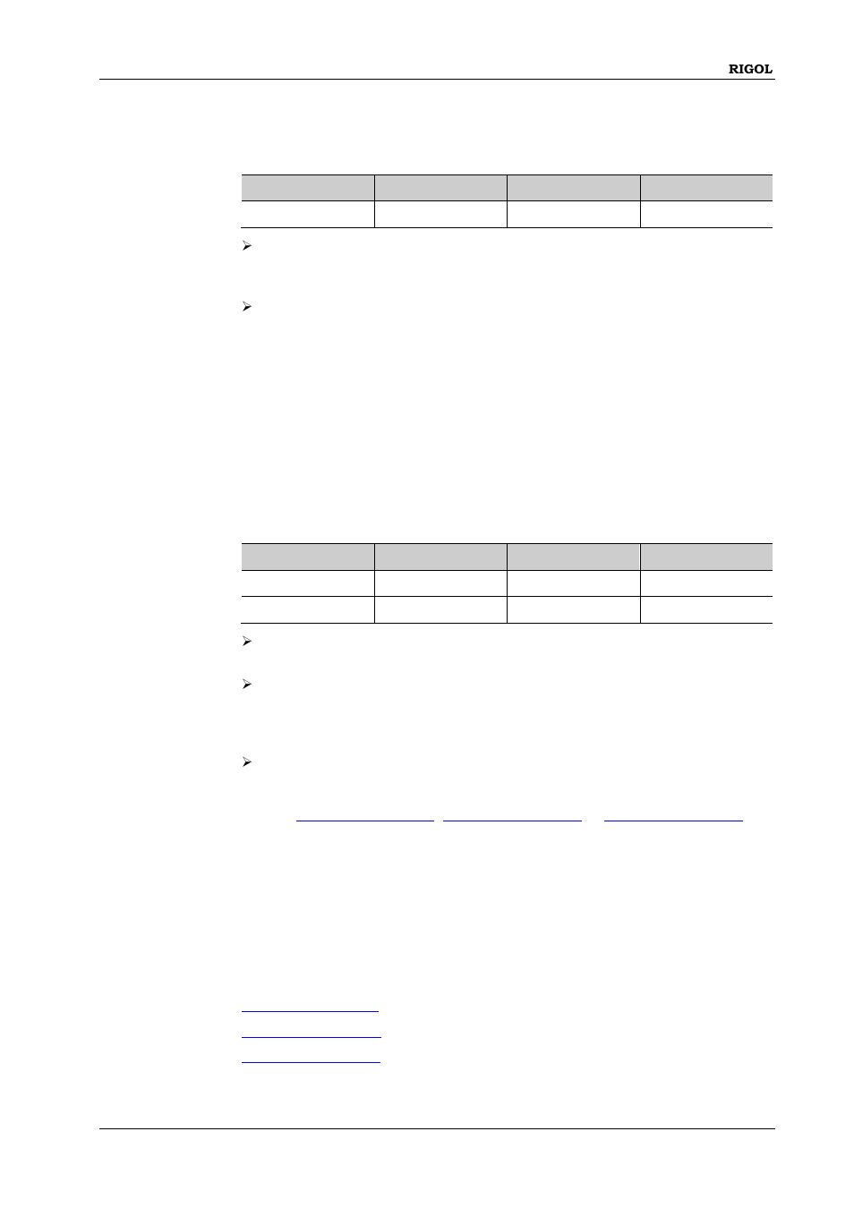 Preset:user[<n>]:set:sure, Preset:user[<n>]:set:track, Preset:user[<n>]:set:sure -75 | Preset:user[<n>]:set:track -75 | RIGOL DP832A User Manual | Page 99 / 218