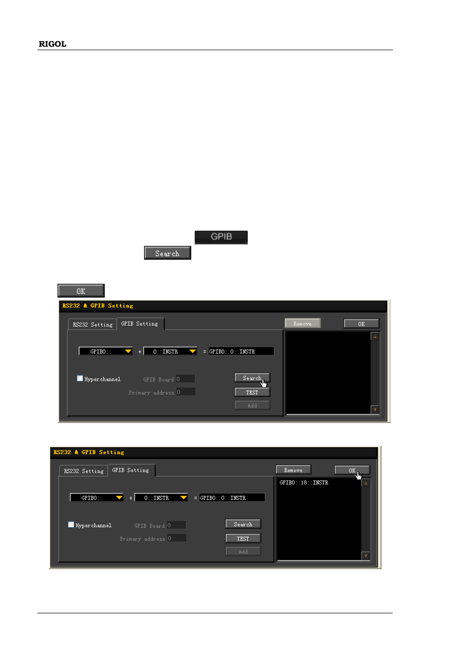 Remote control via gpib, Remote control via gpib -8 | RIGOL DP832A User Manual | Page 132 / 146