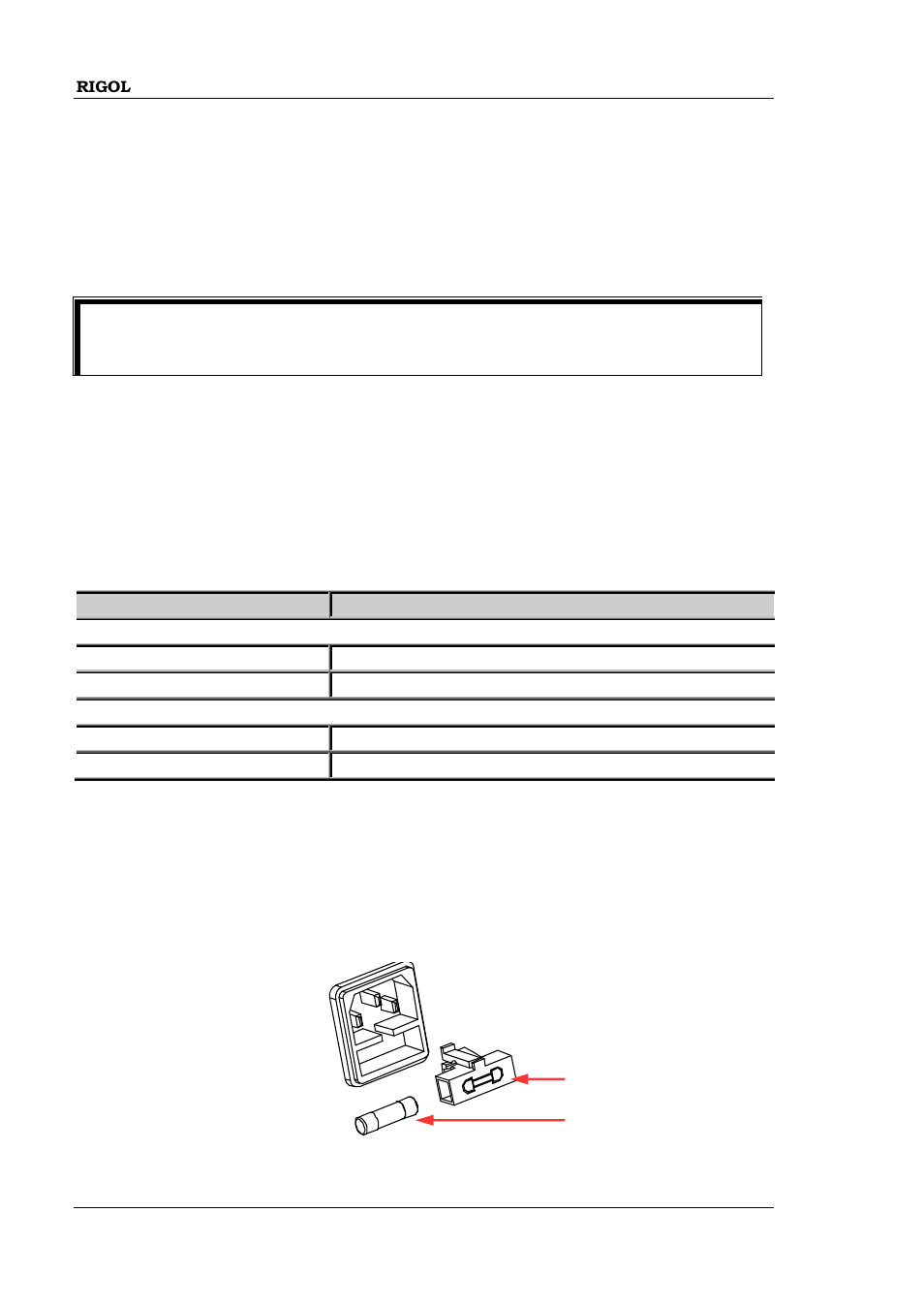 Power-on inspection, To replace the fuse, Power-on inspection -16 | To replace the fuse -16, Table 1-3), Table 1-3 | RIGOL DP832A User Manual | Page 34 / 146