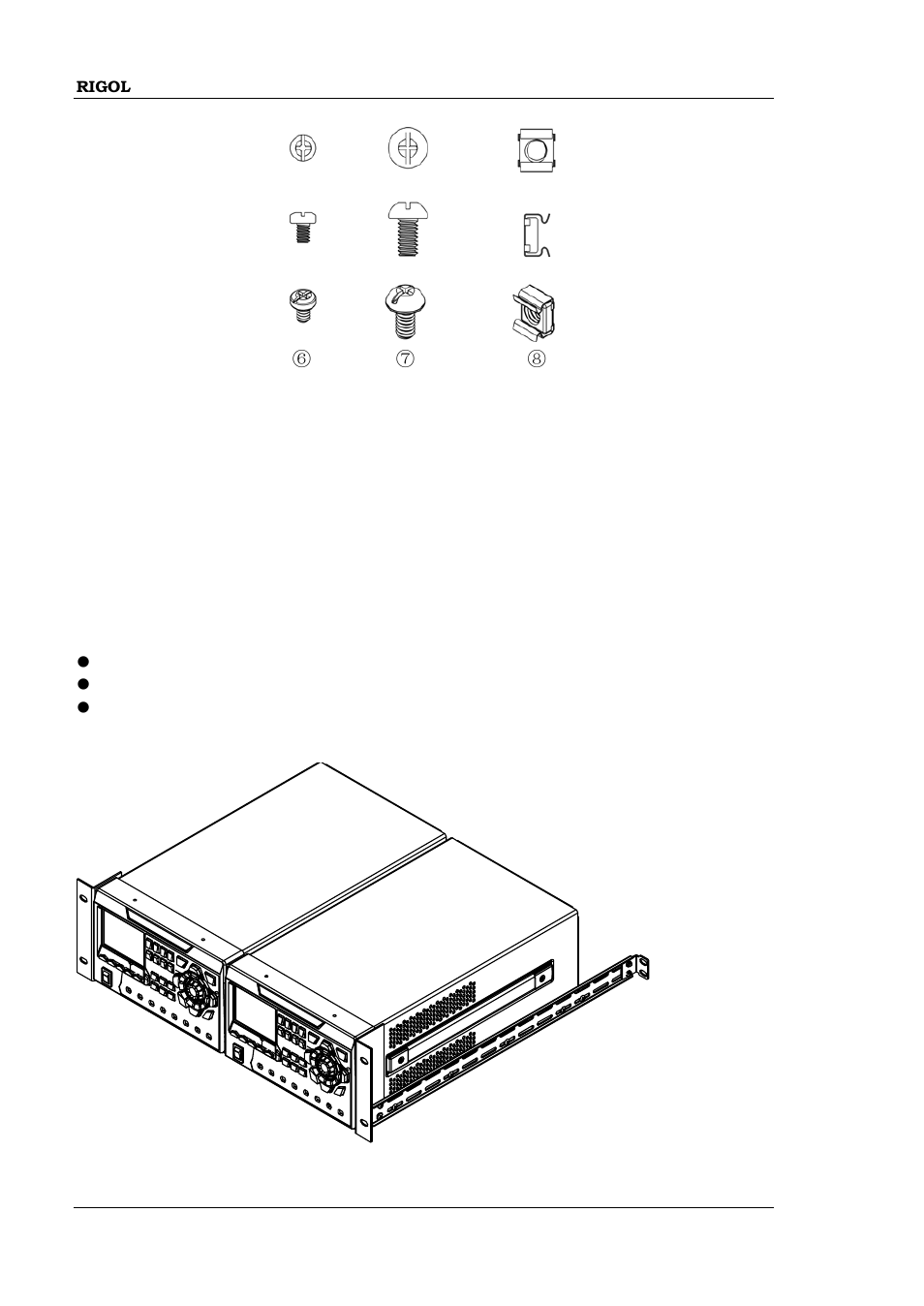 Installation tool, Installation space | RIGOL DP832A User Manual | Page 48 / 146