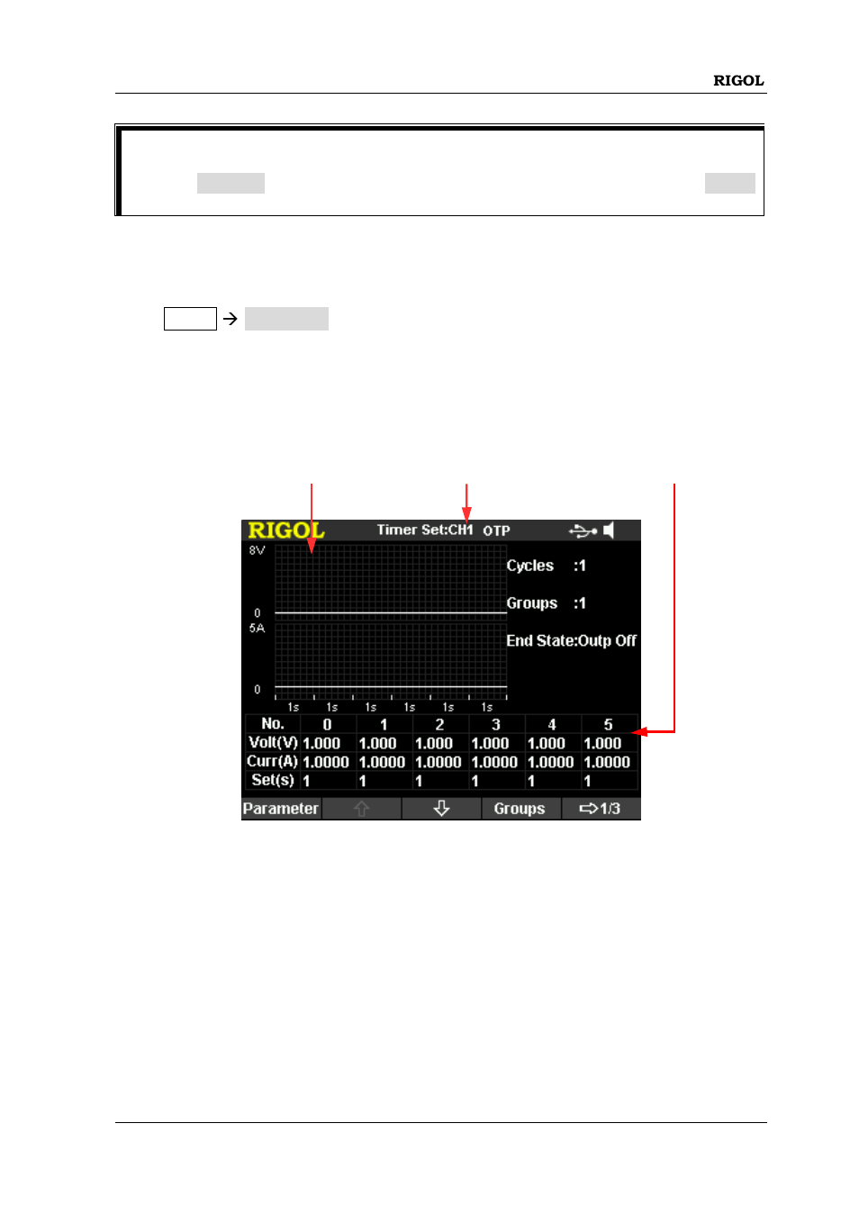 To set the timer parameters, To set the timer parameters -17 | RIGOL DP832A User Manual | Page 71 / 146