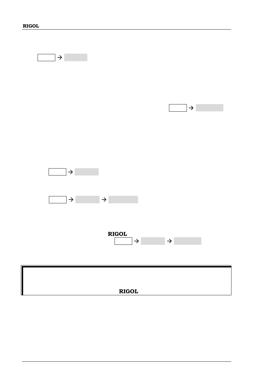 System information, System language, Test/calibration | System information -60, System language -60, Test/calibration -60 | RIGOL DP832 User Manual | Page 110 / 144