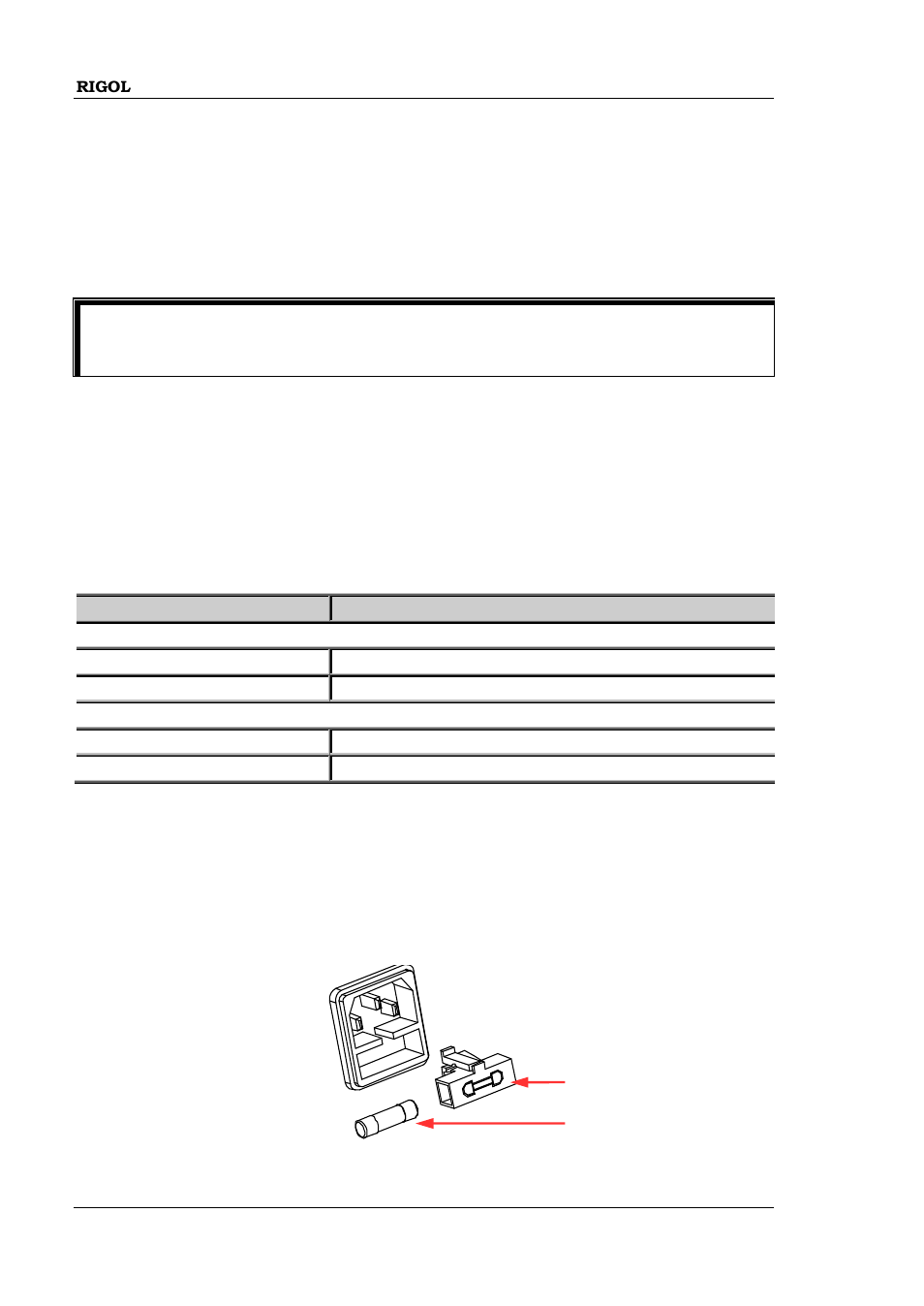 Power-on inspection, To replace the fuse, Power-on inspection -14 | To replace the fuse -14, Table 1-3), Table 1-3 | RIGOL DP832 User Manual | Page 32 / 144