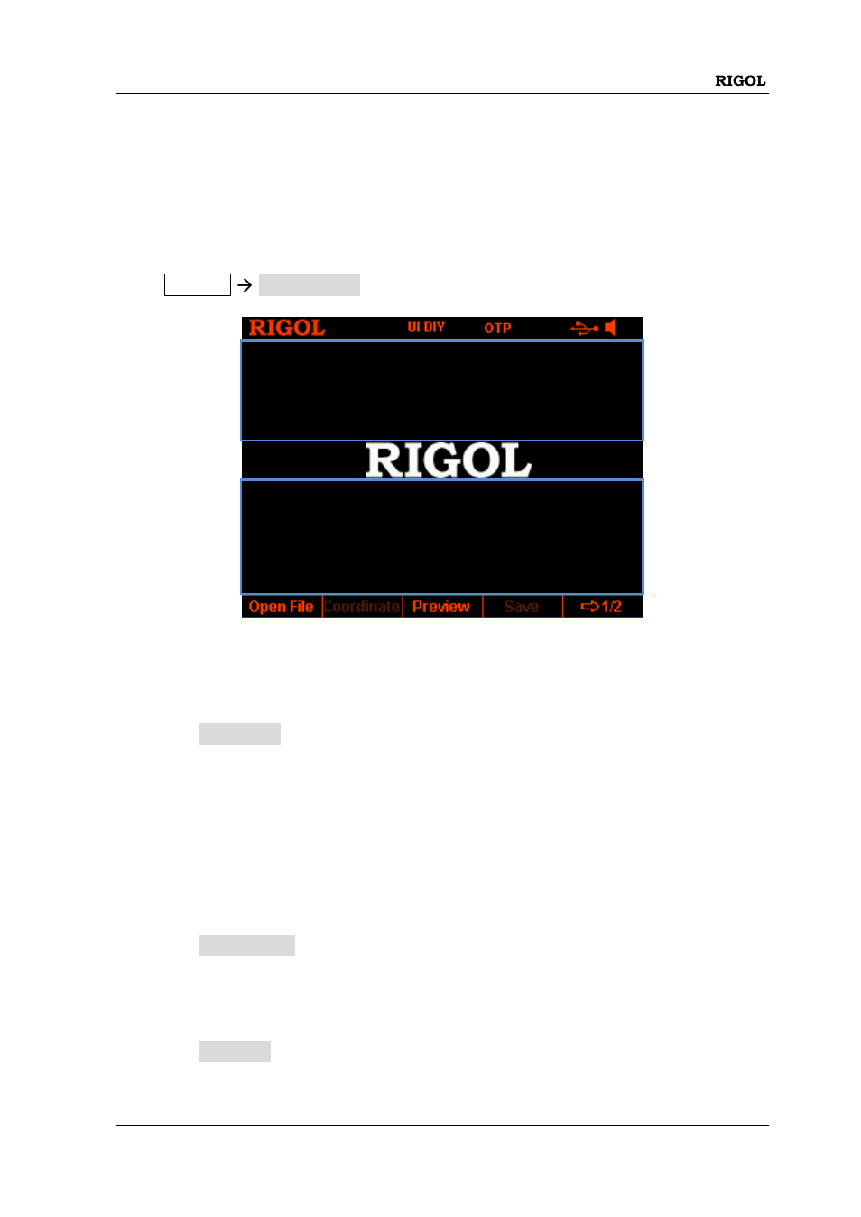 User-defined start-up interface, User-defined start-up interface -43 | RIGOL DP832 User Manual | Page 93 / 144