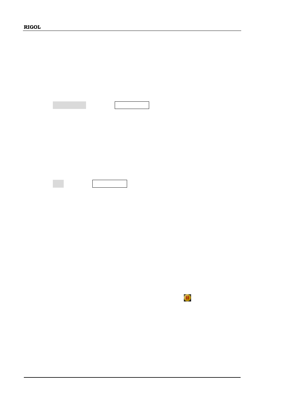 Restart, Pause | RIGOL DSA875 User Manual | Page 100 / 235