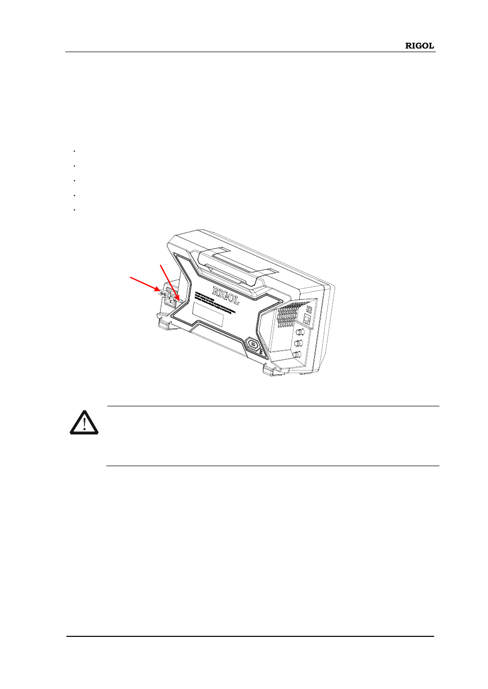 To replace the fuse, To replace the fuse -31 | RIGOL DSA875 User Manual | Page 51 / 235
