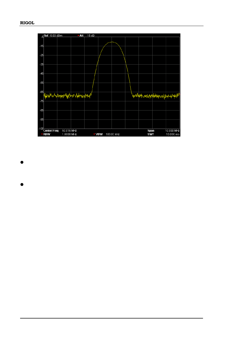 RIGOL DSA875 User Manual | Page 70 / 235