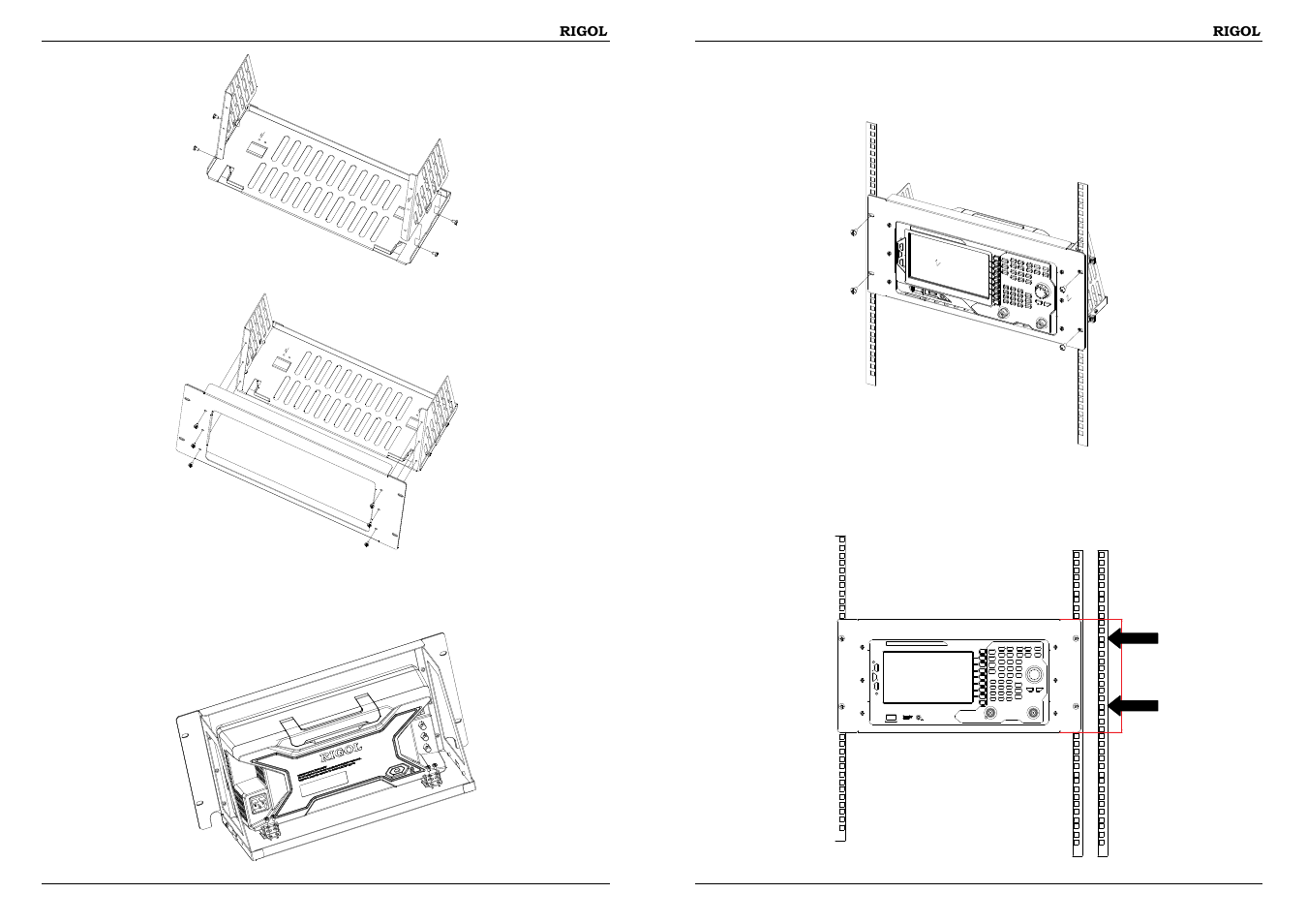 Installation cautions | RIGOL DSA875 User Manual | Page 2 / 2
