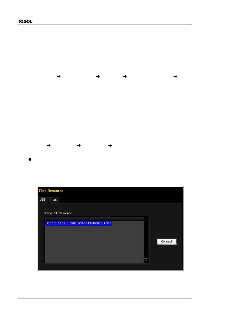 To start the software, To start the software -6 | RIGOL DSA875 User Manual | Page 22 / 67