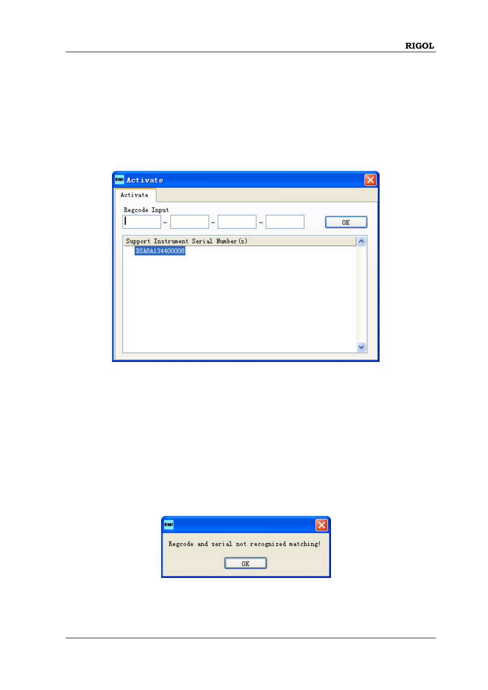 Activation, Activation -3, Figure 2-4 | RIGOL DSA875 User Manual | Page 27 / 67
