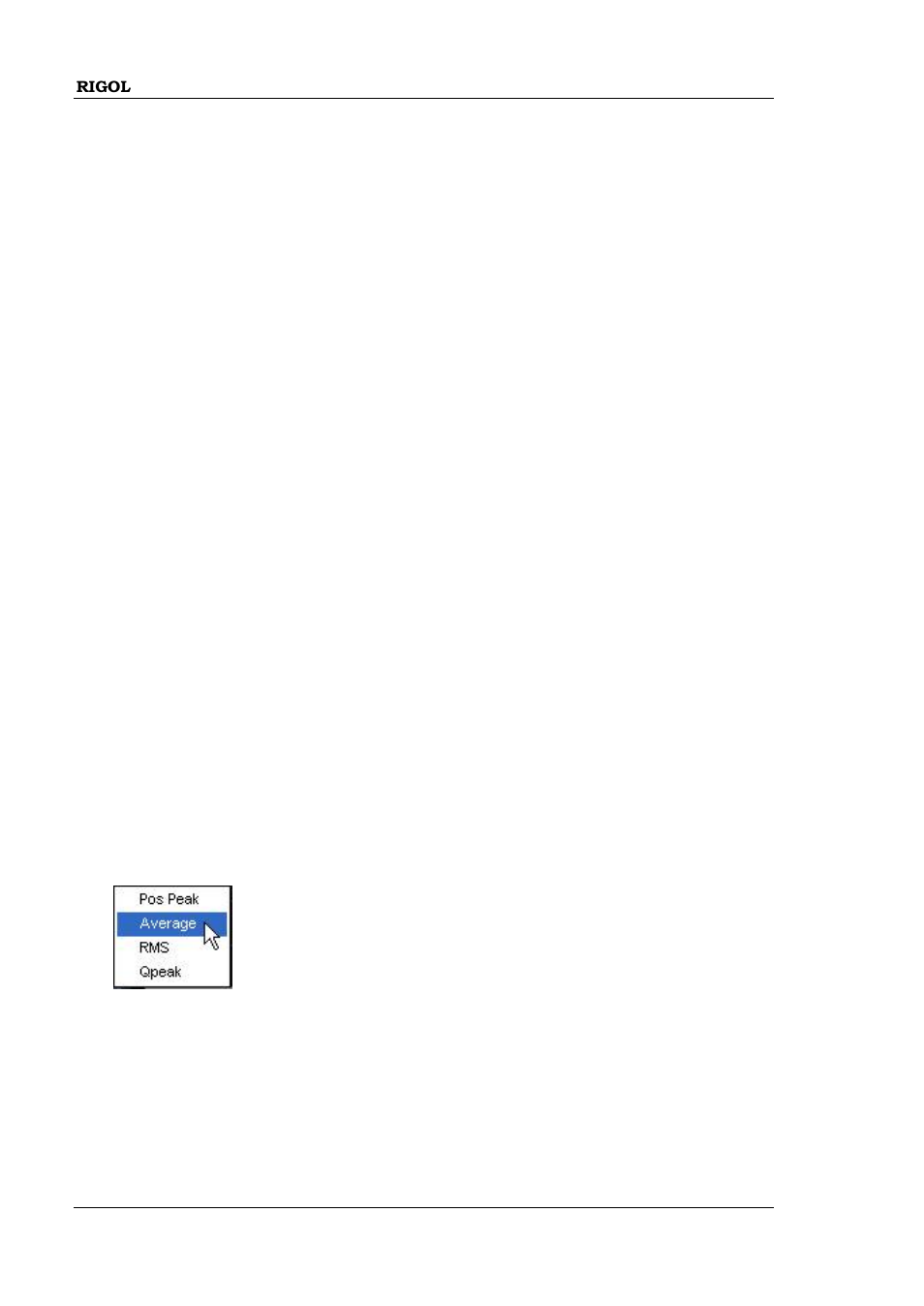 To configure the pre-scan parameters, To configure the pre-scan parameters -2 | RIGOL DSA875 User Manual | Page 40 / 67