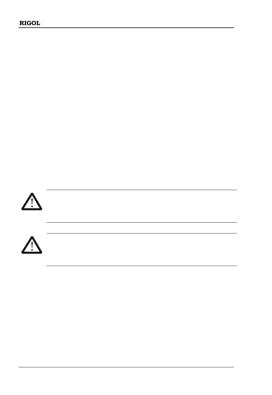General care and cleaning | RIGOL DSA1030 User Manual | Page 12 / 53
