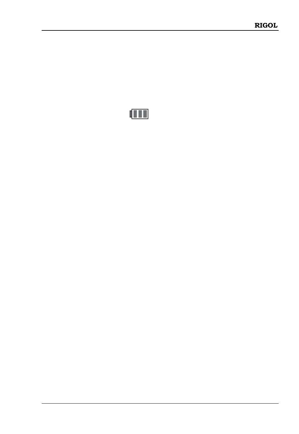 Charge the battery (china only), Charge the battery | RIGOL DSA1030 User Manual | Page 35 / 53