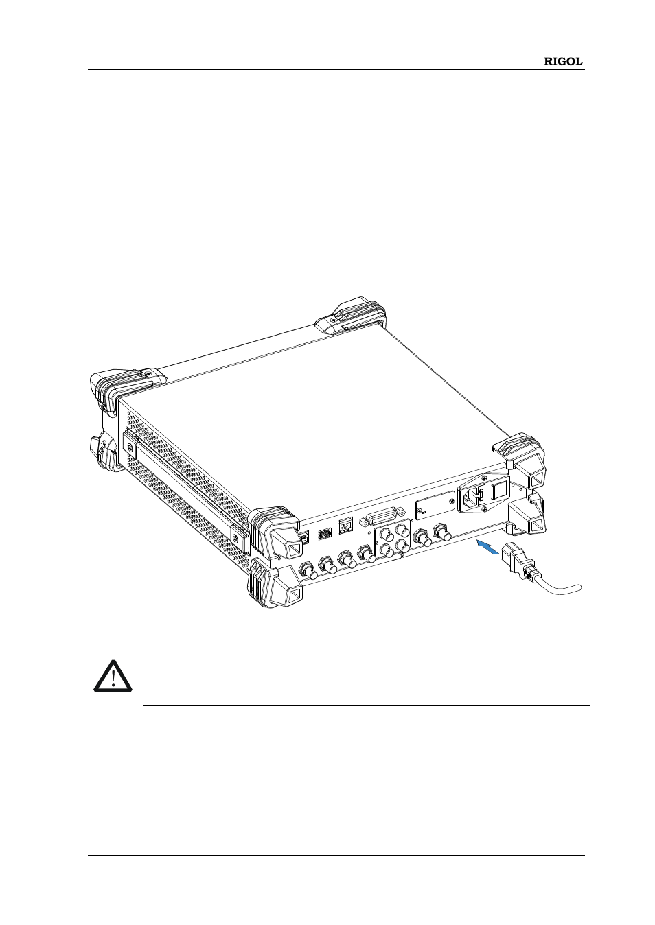 To use dsg3000 for the first time, To connect the power supply, To use dsg3000 for the first time -17 | To connect the power supply -17 | RIGOL DSG3000 Series User Manual | Page 33 / 144