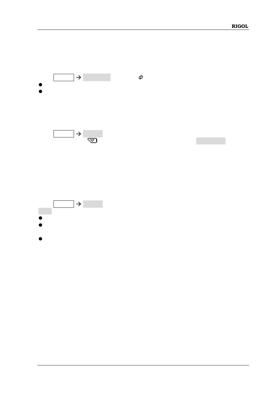 To set the phase deviation, To select the modulation waveform, To set the modulation frequency | RIGOL DSG3000 Series User Manual | Page 65 / 144