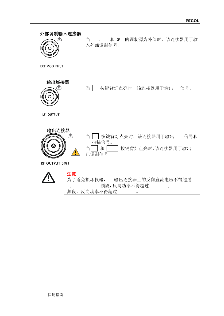 RIGOL DSG3000 Series User Manual | Page 17 / 81