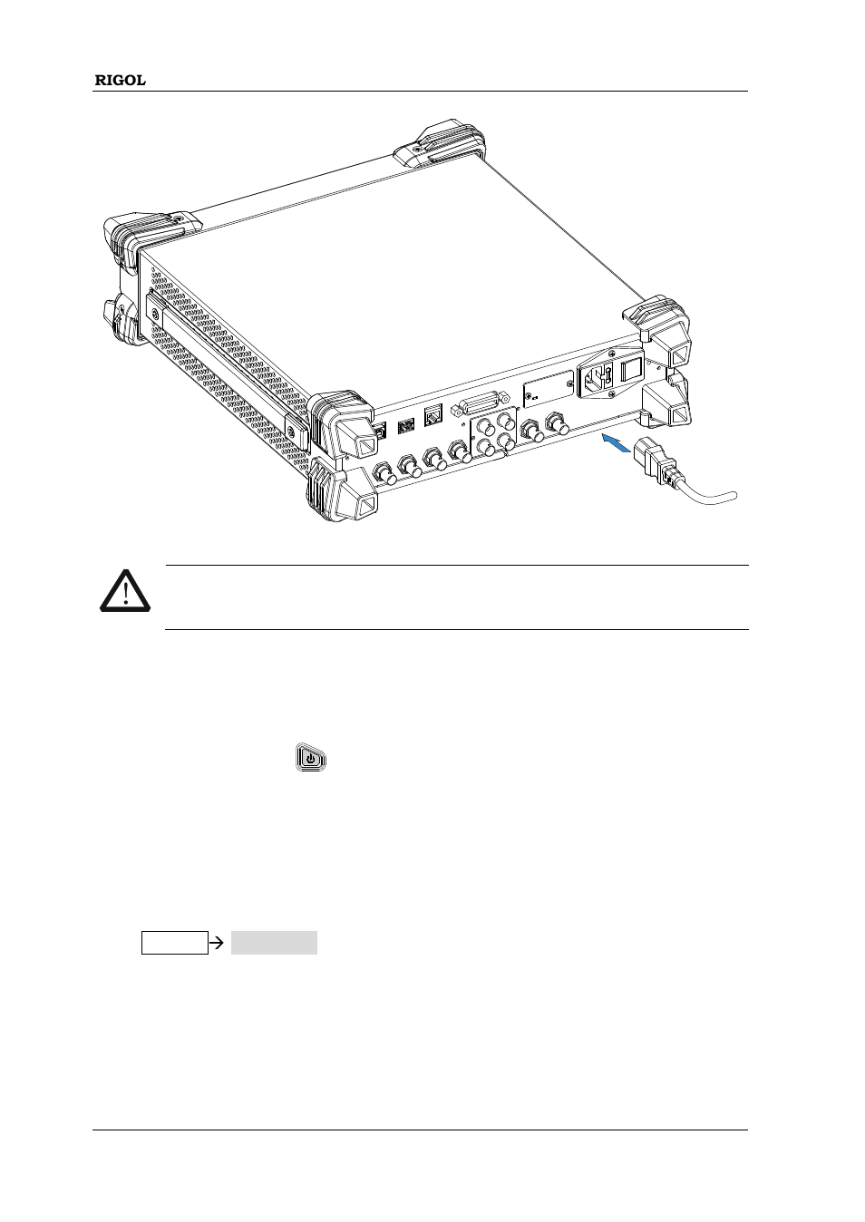 Power-on inspection, To set the system language | RIGOL DSG3000 Series User Manual | Page 64 / 81