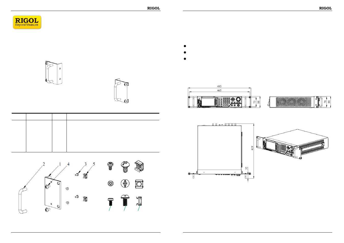 RIGOL DSG3000 Series User Manual | 2 pages