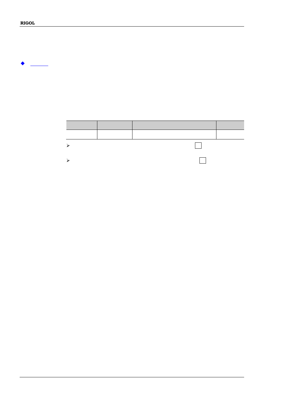 Output command, Output[:state, Output command -14 | Output[:state] -14 | RIGOL DSG3000 Series User Manual | Page 34 / 187