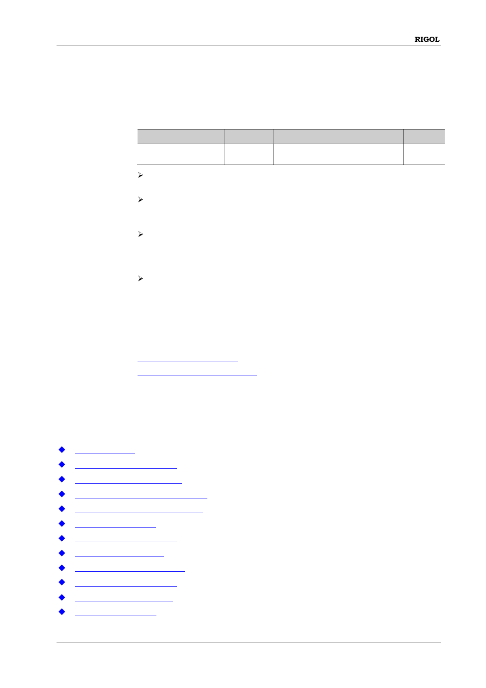 Source]:iq:trigger:optmode, Source]:level command subsystem, Source]:level command subsystem -39 | RIGOL DSG3000 Series User Manual | Page 59 / 187