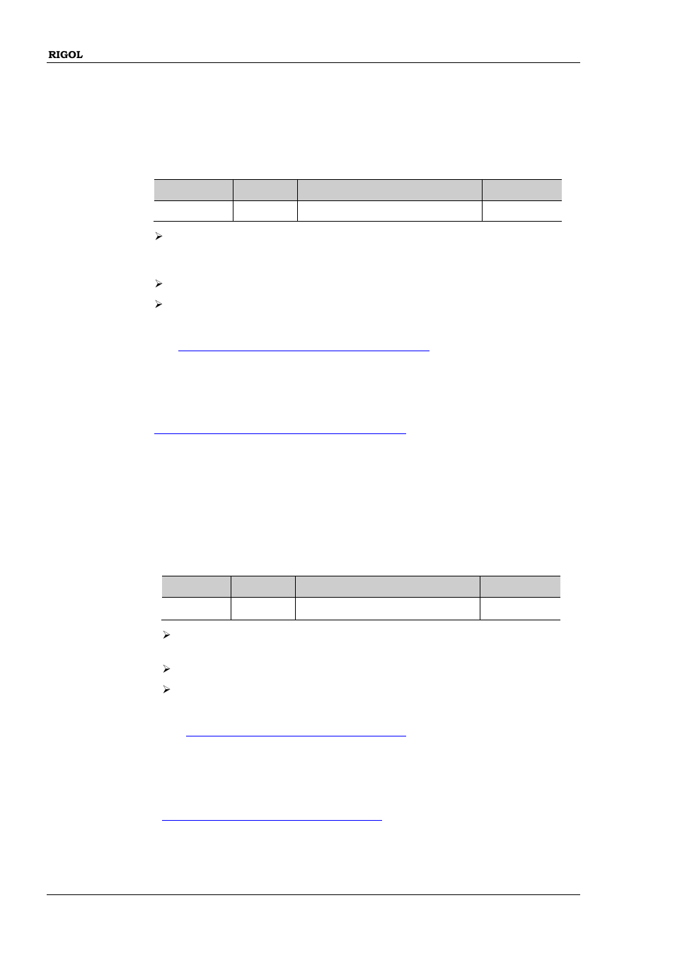 Source]:lfoutput:sweptsine:frequency:stop:step, Source]:lfoutput:sweptsine:level | RIGOL DSG3000 Series User Manual | Page 74 / 187