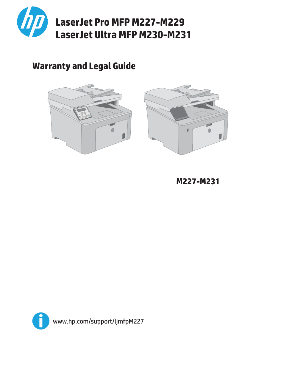 HP LaserJet Pro MFP M227fdw User Manual | 60 pages