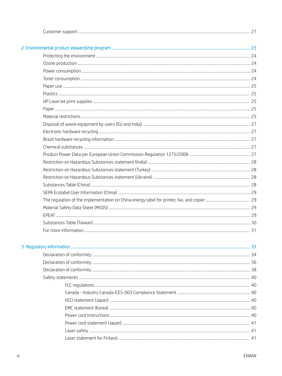 HP LaserJet Pro MFP M227fdw User Manual | Page 6 / 60