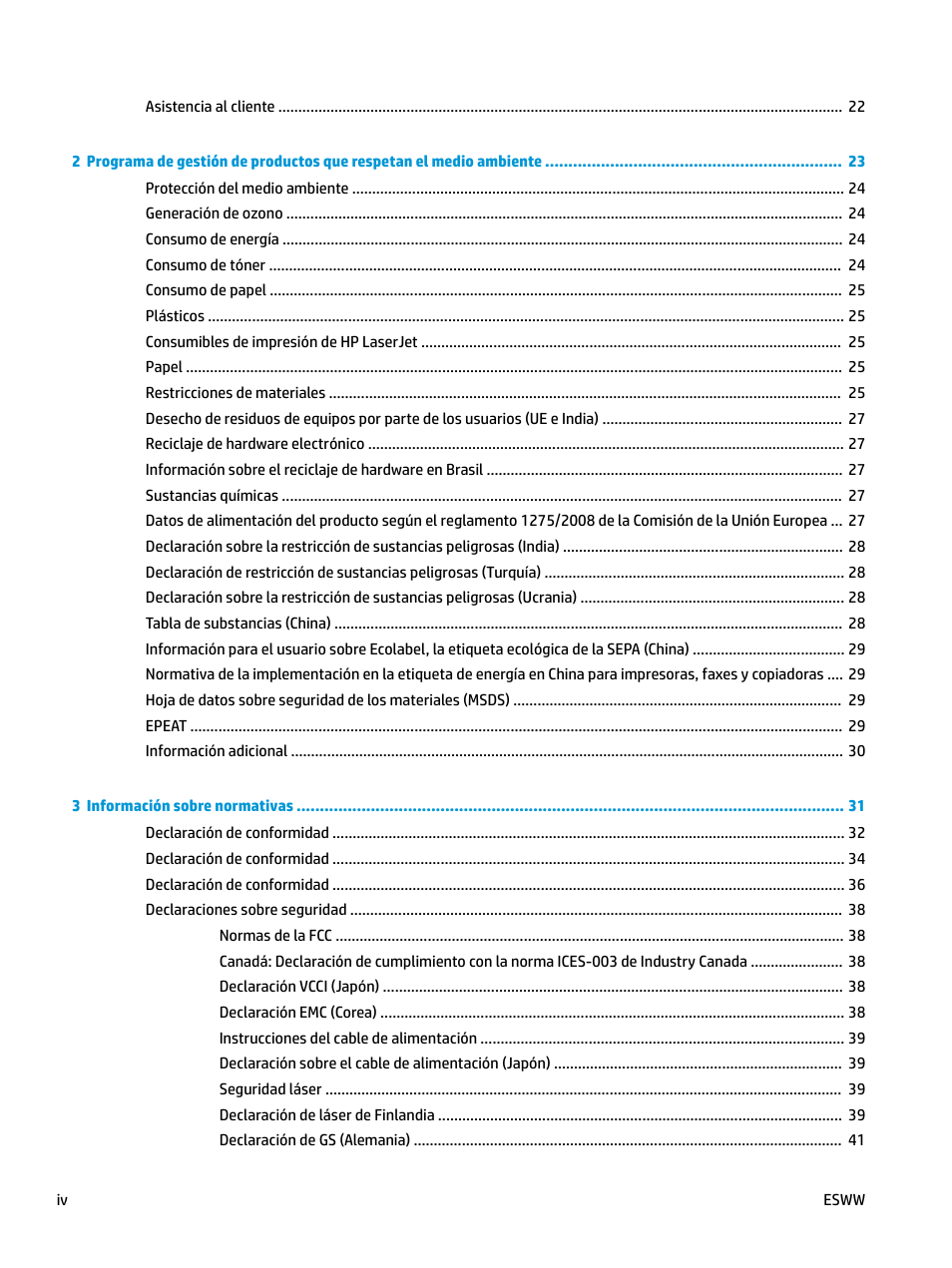 HP LaserJet Pro MFP M227fdw User Manual | Page 6 / 58