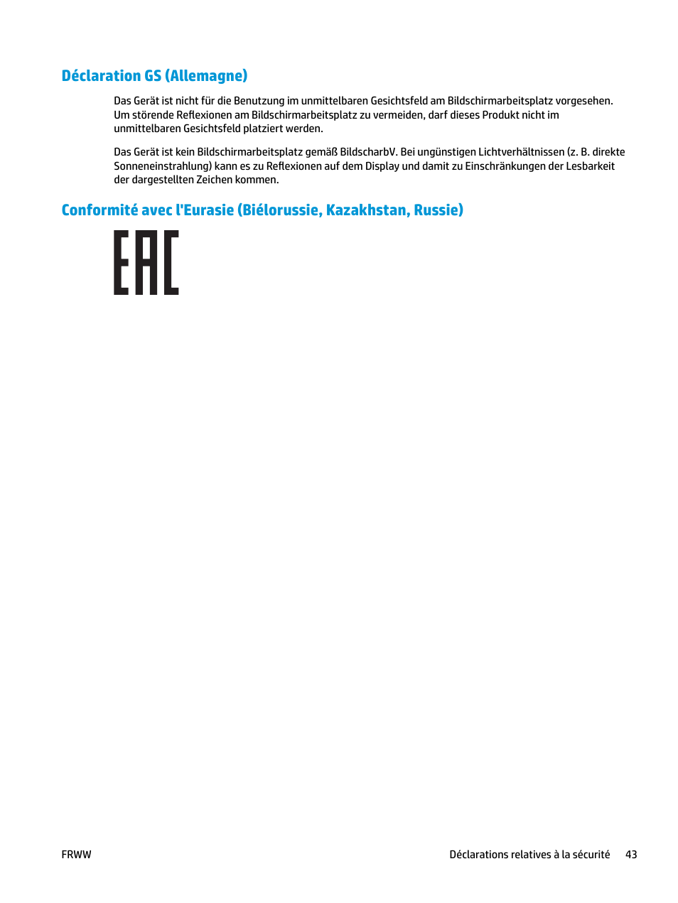 Déclaration gs (allemagne) | HP LaserJet Pro MFP M227fdw User Manual | Page 51 / 60