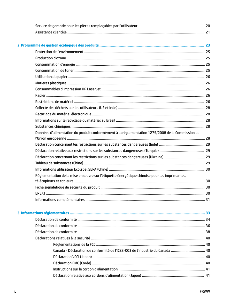 HP LaserJet Pro MFP M227fdw User Manual | Page 6 / 60