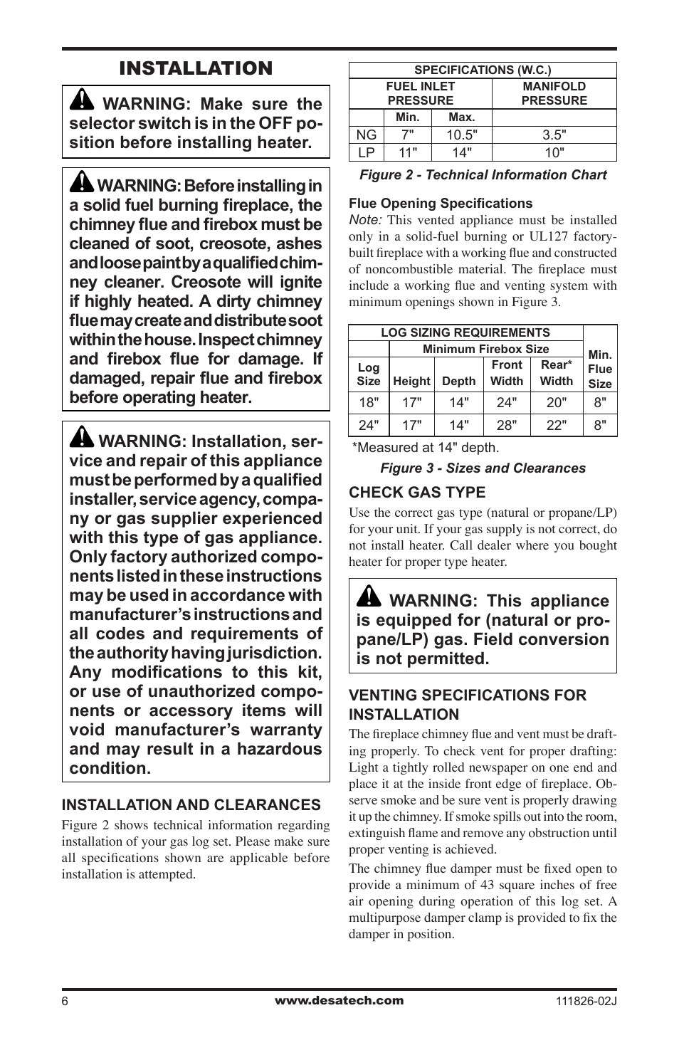 Installation | Design Dynamics VTD-18N-PDG User Manual | Page 6 / 24