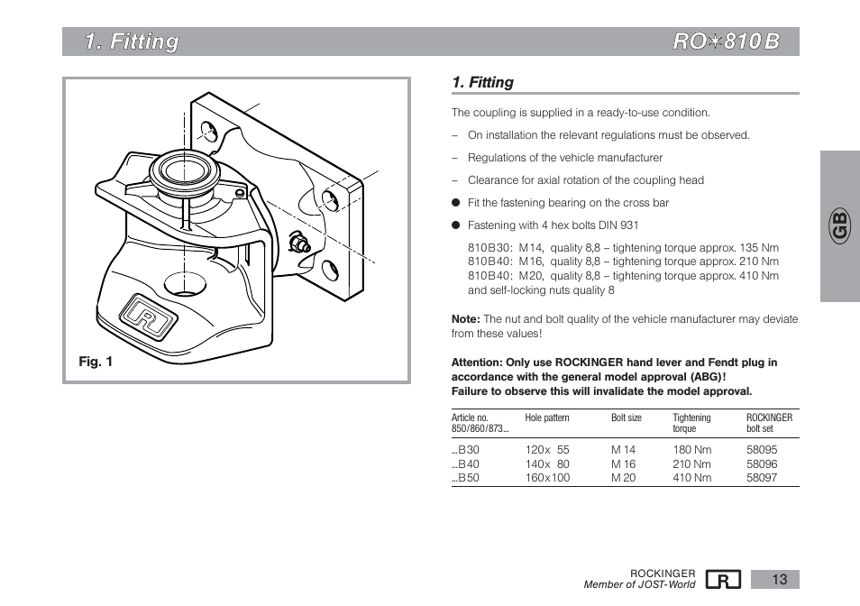 ROCKINGER RO 810 B User Manual | Page 4 / 10