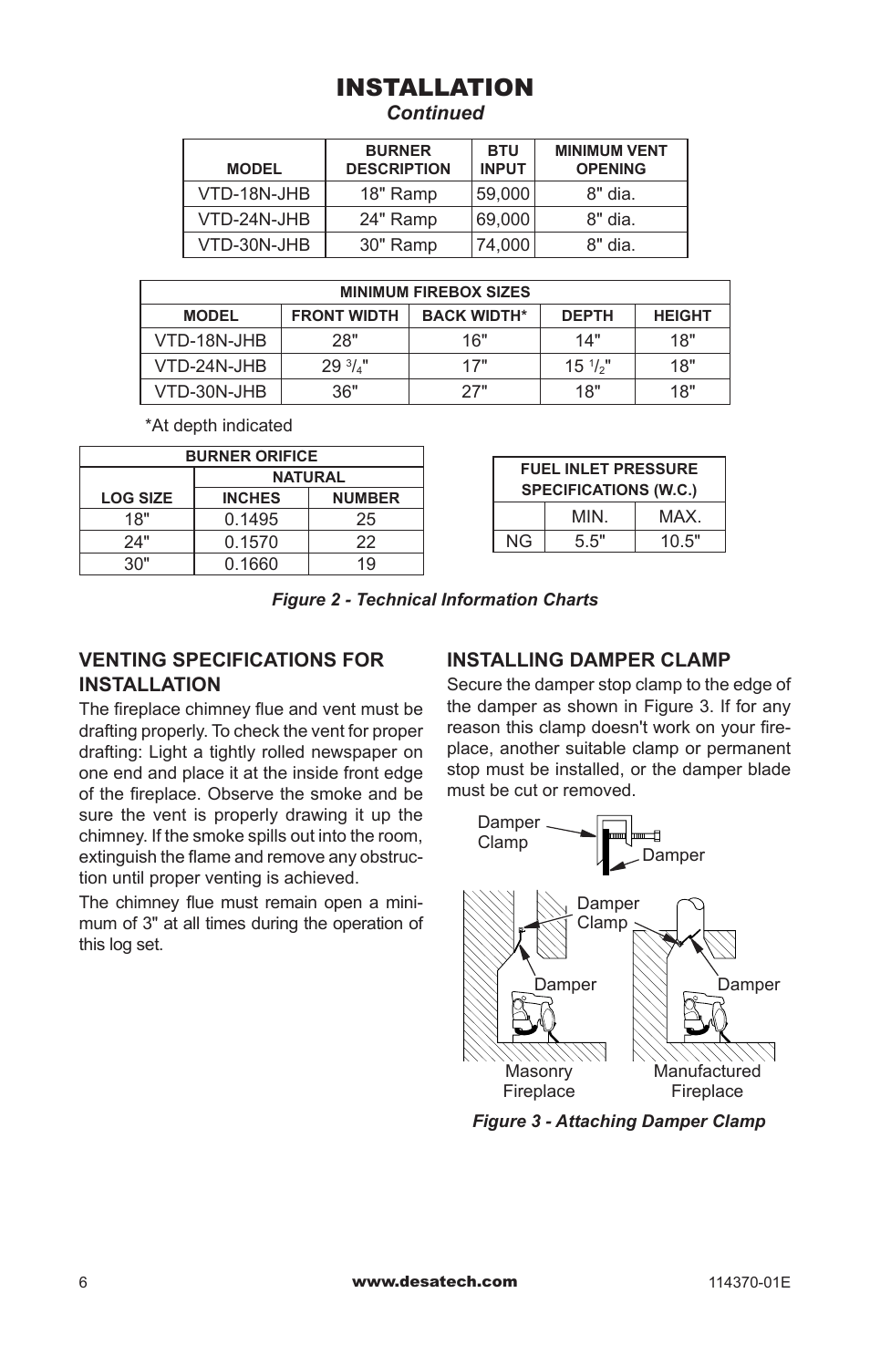 Installation | Design Dynamics VTD-24N-JHB User Manual | Page 6 / 16