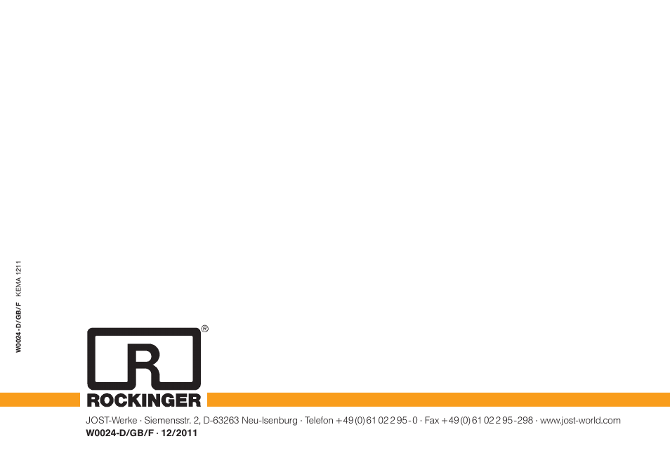 ROCKINGER RO 825 A User Manual | Page 12 / 12