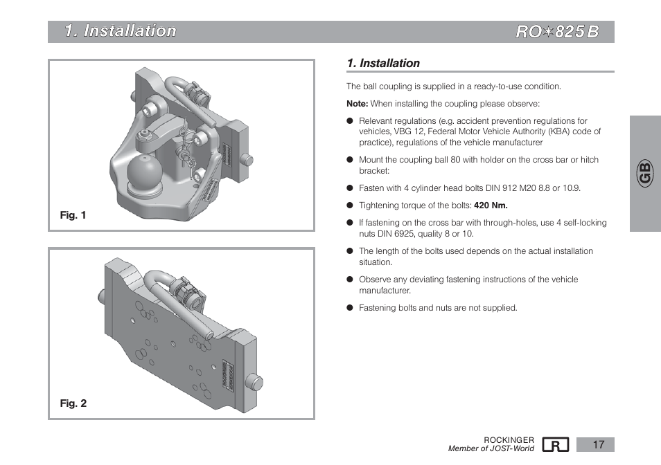 ROCKINGER RO 825 B User Manual | Page 4 / 14