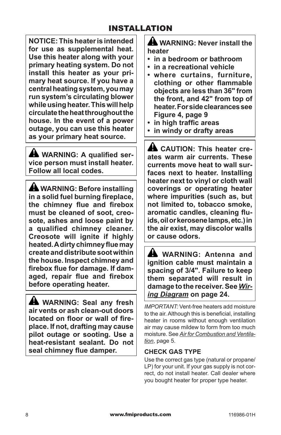 Installation | Design Dynamics PFS VF-18P-MHD User Manual | Page 8 / 28