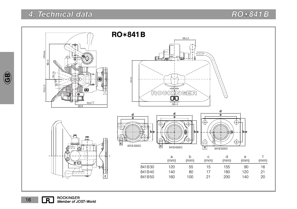 T te ec ch hn niic ca all d da atta a r ro o, 841 b | ROCKINGER RO 841 B User Manual | Page 7 / 10