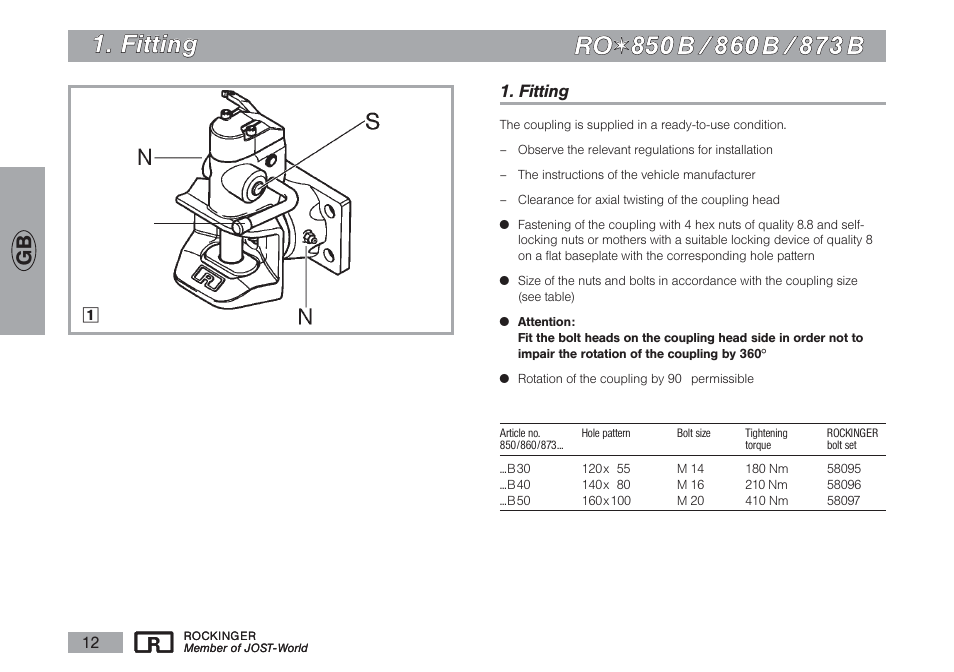 ROCKINGER RO 850 B User Manual | Page 3 / 10