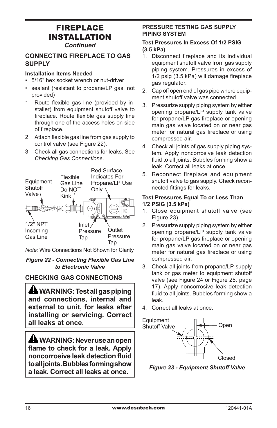Fireplace installation | Design Dynamics DVF-36S-N User Manual | Page 16 / 36