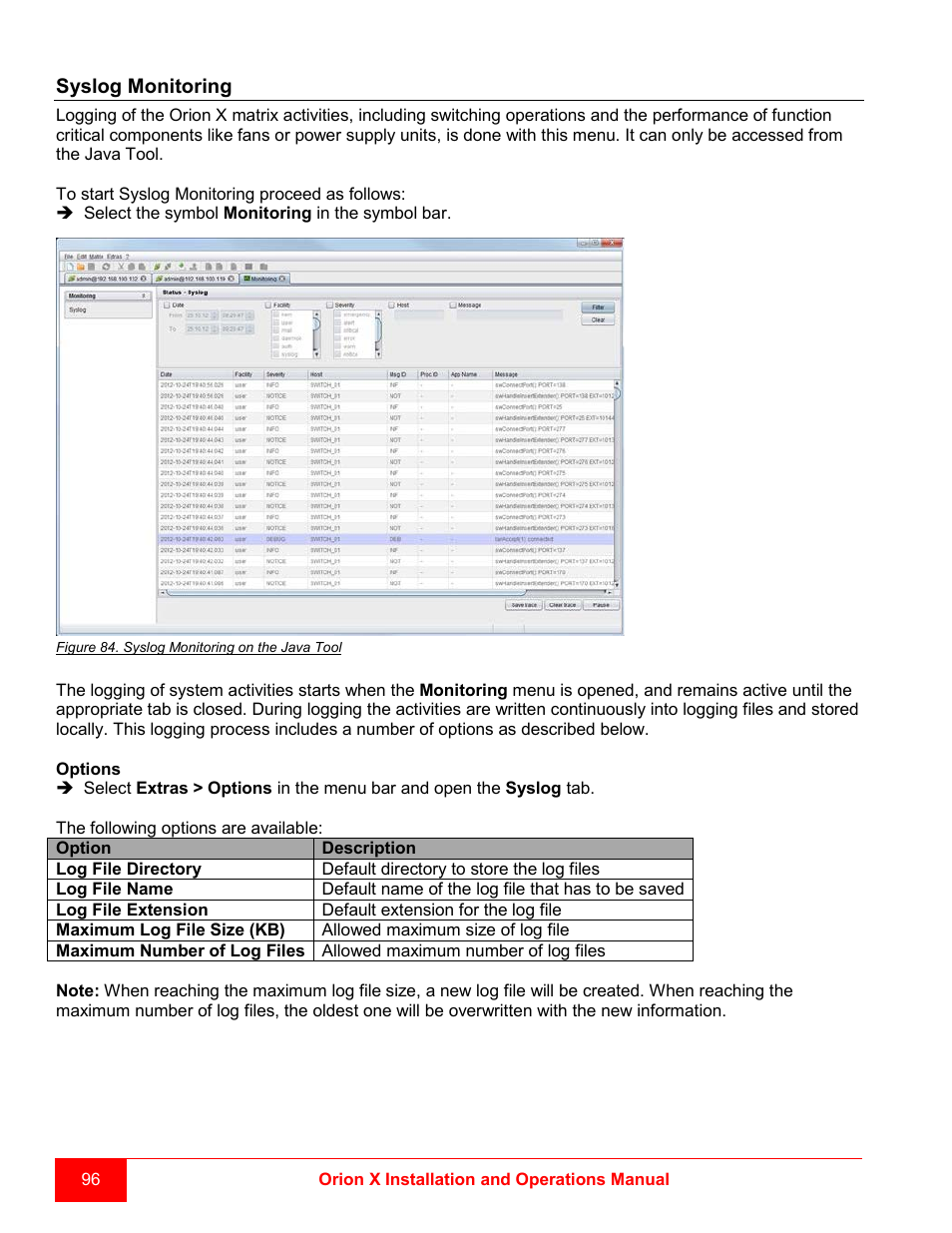 Rose Electronics Orion X-series User Manual | Page 104 / 120