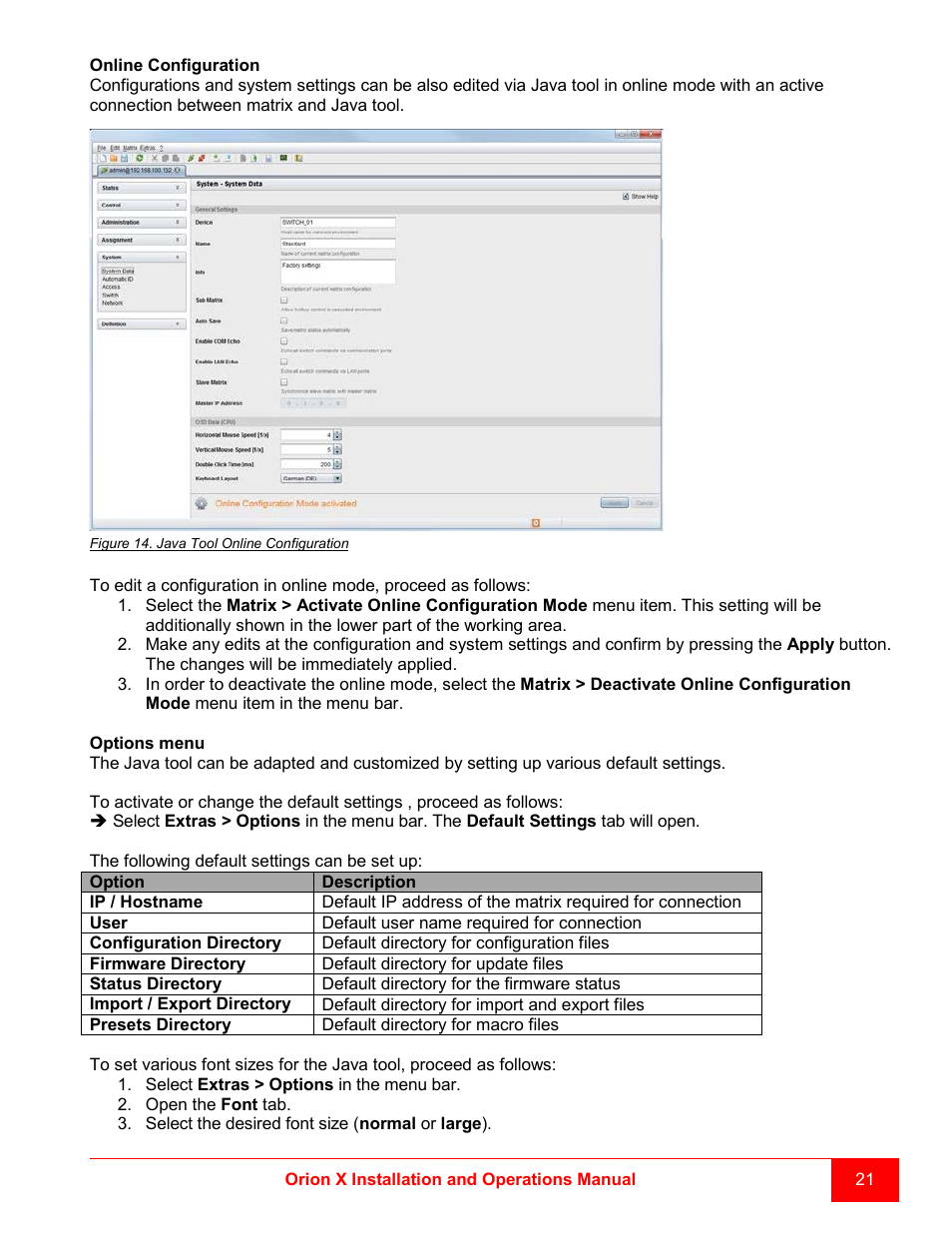 Rose Electronics Orion X-series User Manual | Page 29 / 120