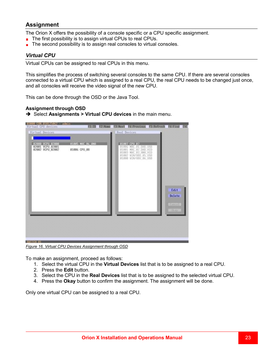 Rose Electronics Orion X-series User Manual | Page 31 / 120
