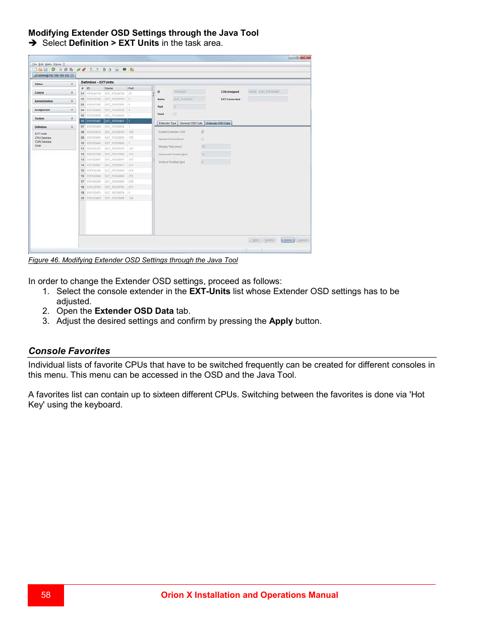 Rose Electronics Orion X-series User Manual | Page 66 / 120